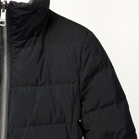 Burberry Brit Grey-Check Reversible Belted Goose Down Puffer Jacket - Picture 10 of 16